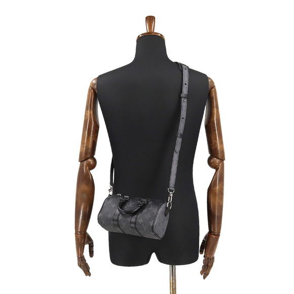 Louis Vuitton Monogram Eclipse Reverse Keepall XS Shoulder Bag - Picture 9 of 9